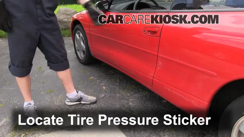 1996 Dodge Avenger ES 2.5L V6 Tires & Wheels Check Tire Pressure